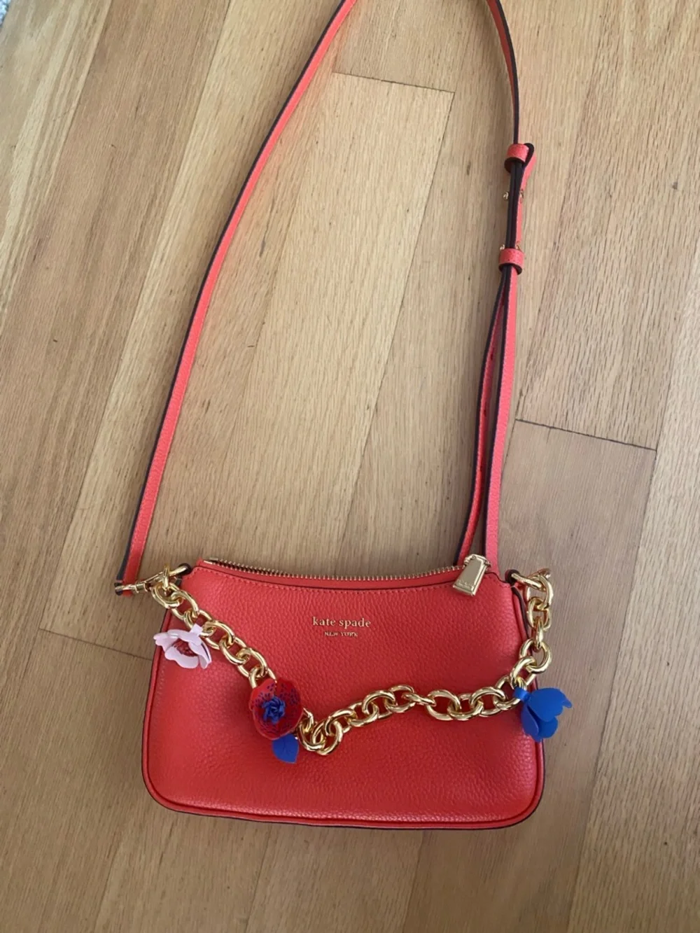 Kate Spade Jolie Novelty Flower Chain Convertible Crossbody Bag